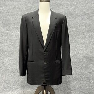 Fitwell Blazer Mens Medium Black Two Button Tailored Suit Jacket Hong Kong